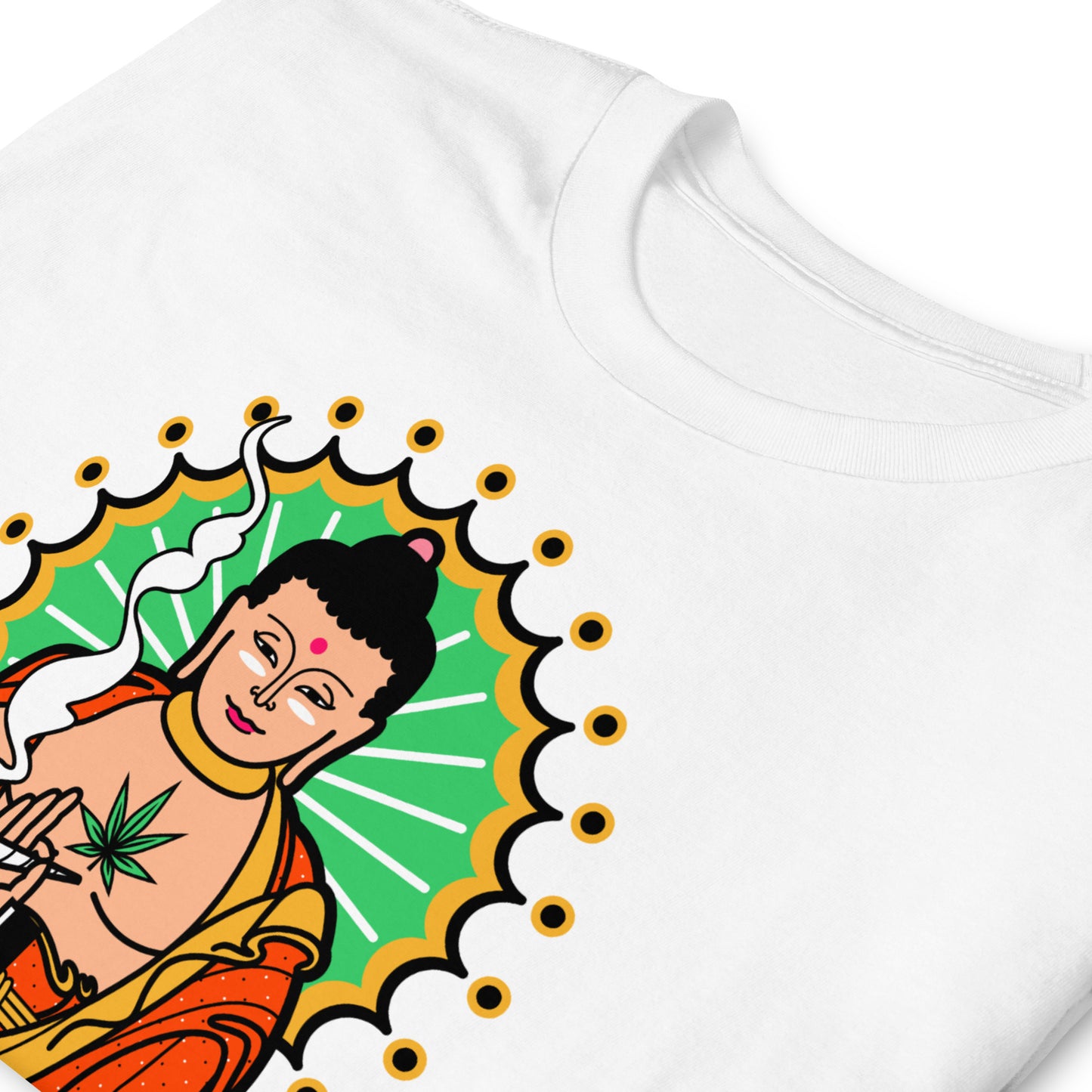 Smoking Buddha Pop Culture Unisex T-Shirt