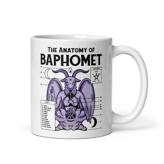 Baphomet Mug, Baphomet Coffee Mug, Baphomet Tea Mug, Baphomet style Mug, Occult Mug, Occult Coffee Mug, Occult tea mug, Knights Templar mug