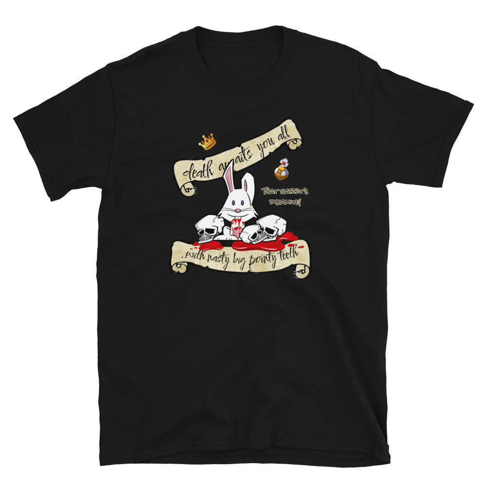 Monty Python and the Holy Grail T-Shirt. Killer Rabbit Black