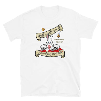 Monty Python and the Holy Grail T-Shirt. Killer Rabbit White