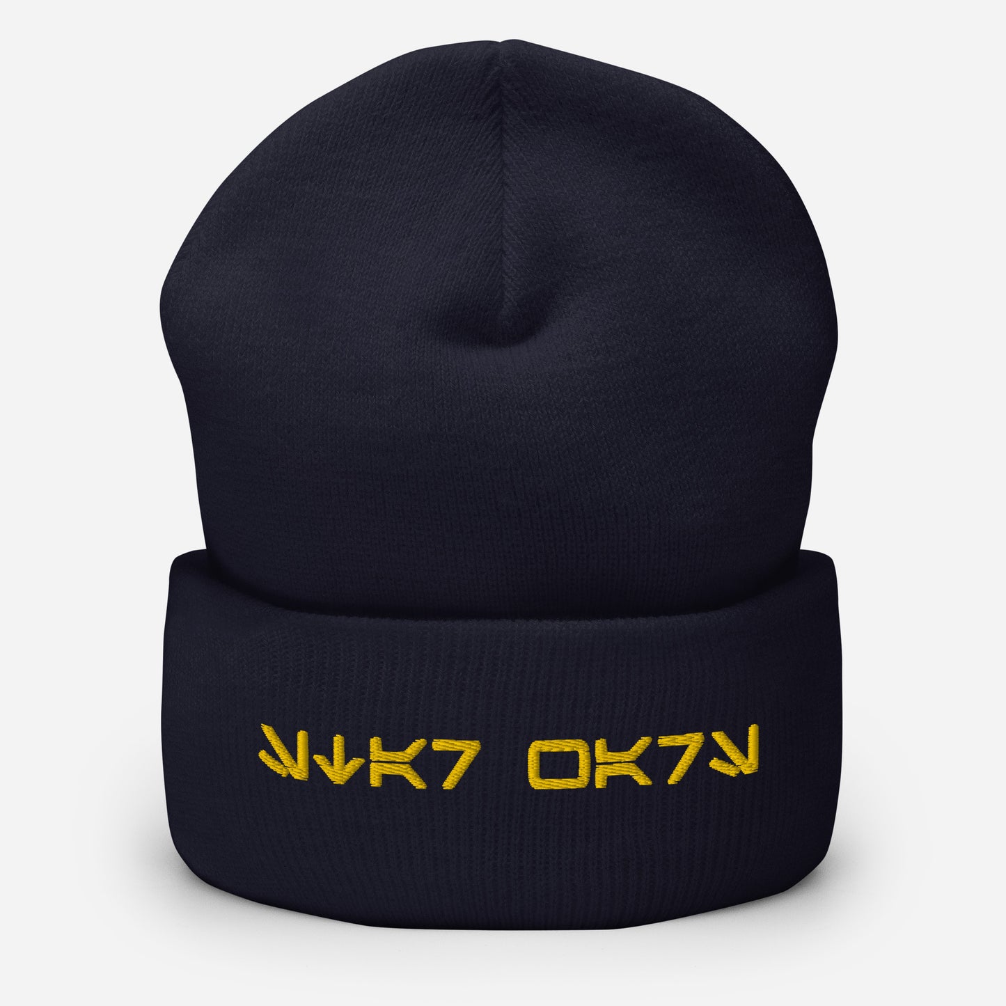 Star Wars Aurebesh Cuffed Beanie