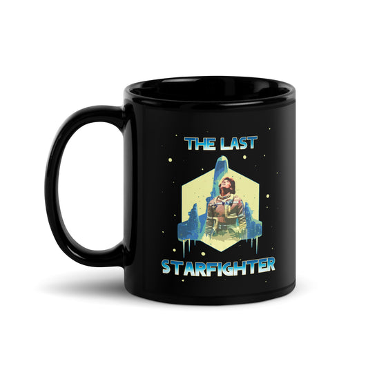 The Last Starfighter Black Glossy Mug 11oz
