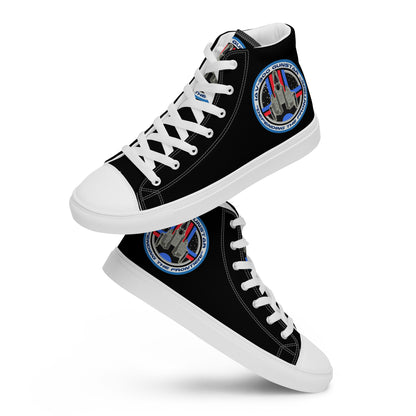 The Last Starfighter high top canvas shoes, Last Starfighter shoes, The Last Starfighter sneakers, Mens High Top Shoes, mens shoes, - McLaren Tee Hub 