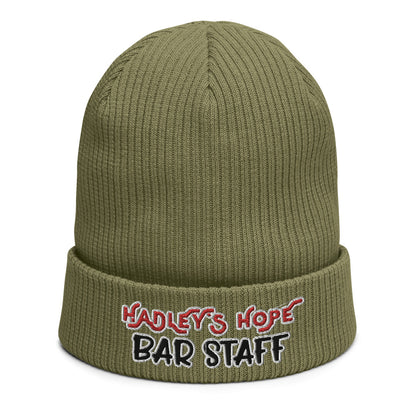 Organic Bar Staff Beanie,Hat, Headgear, wooly hat, Aliens Beanie, Beanie Aliens, - McLaren Tee Hub 