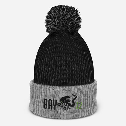 Bay 12 Pom-Pom Beanie, Aliens style Beanie, Beanie Aliens Movie style, Aliens Hat, Winter hat, Christmas gift, Christmas hat, Beanie Cool, - McLaren Tee Hub 