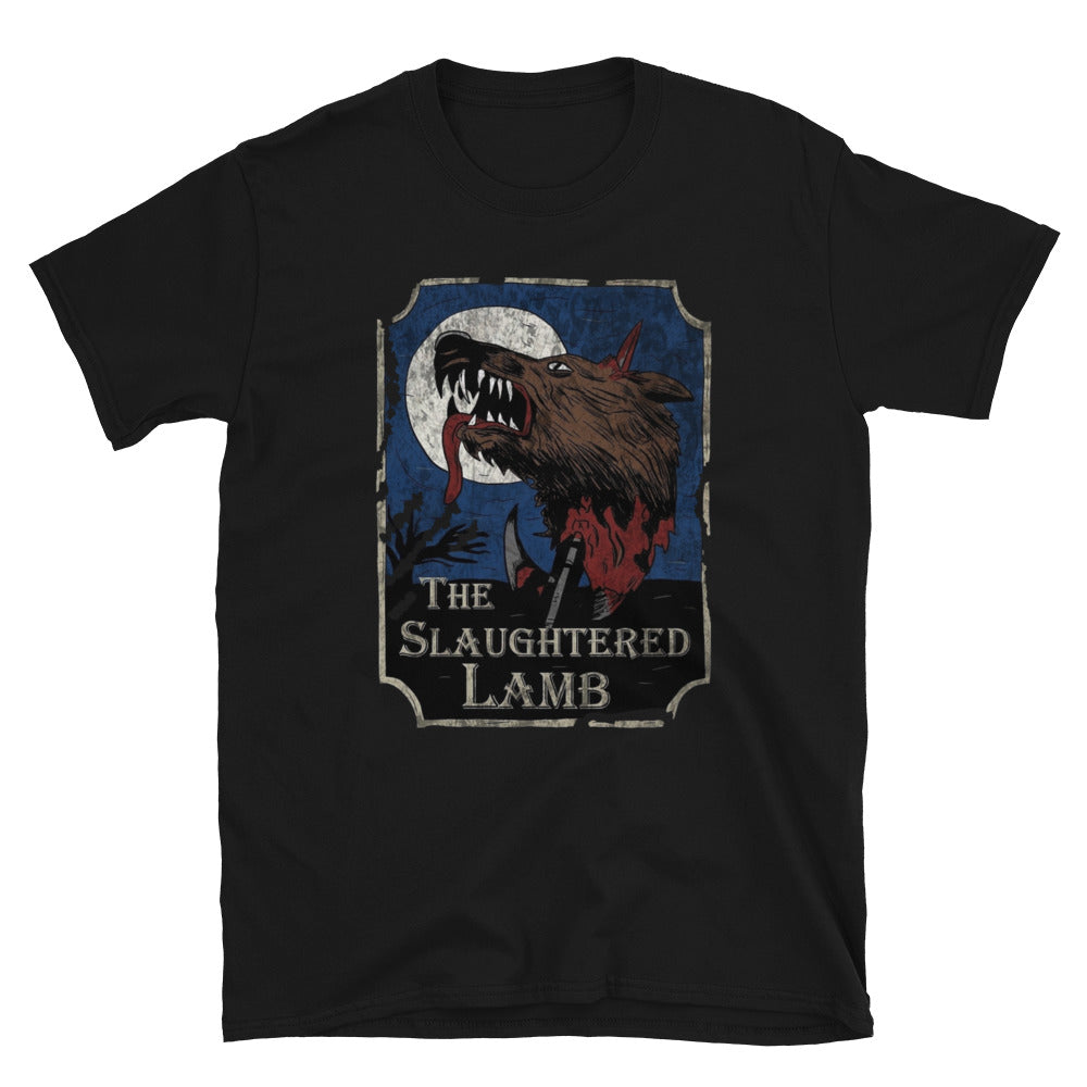 American werewolf in London style Unisex T-Shirt, t-shirt American werewolf in London, the Slaughtered lamb t-shirt,  Werewolf t-shirt, - McLaren Tee Hub 
