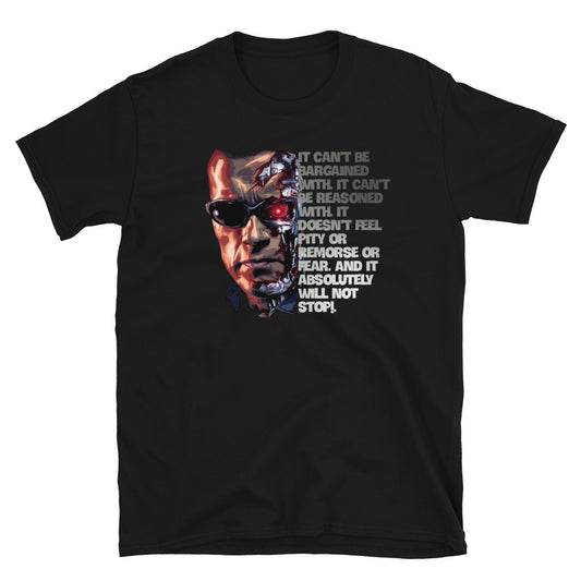 Terminator 80s Sci-fi movie Unisex T-Shirt, t-shirt 80s Sci-fi movie, eighties movie t-shirts, t-shirts eighties movies, movies fan t-shirts, - McLaren Tee Hub 