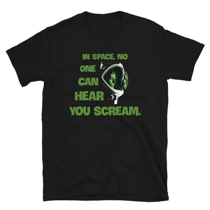 Alien in space no one can hear you scream Unisex T-Shirt, T-shirt Alien1979, Alien movie T-shirts, horror movie t-shirt, t-shirt horror film - McLaren Tee Hub 