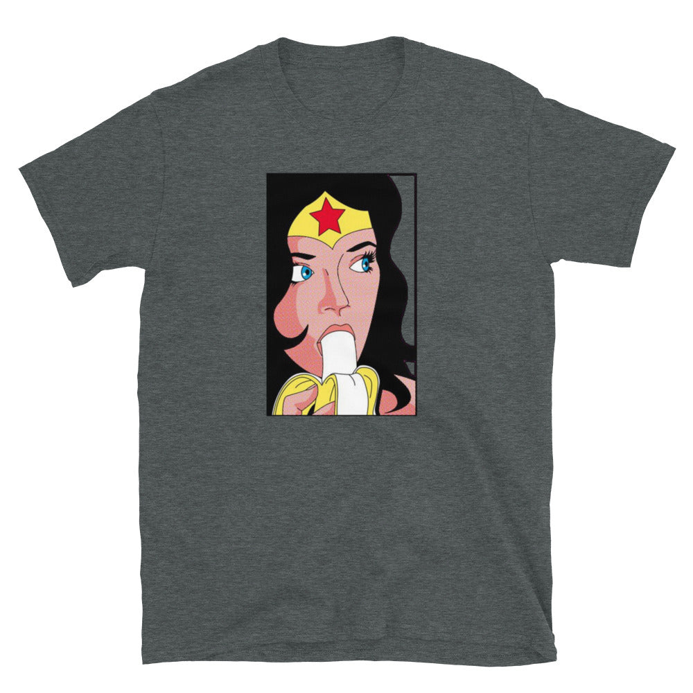 Wonderwoman Short-Sleeve Unisex T-Shirt, t-shirt wonderwoman, superhero t-shirt, t-shirt superhero, DC comics tshirt, DC HEREOS, - McLaren Tee Hub 