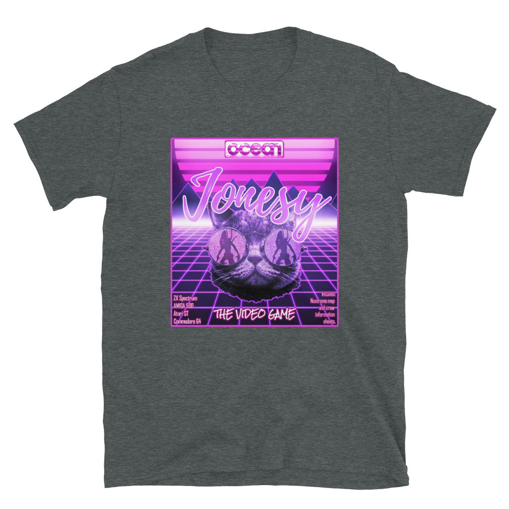 Jonesy Retro 80s Alien move style t-shirt. - McLaren Tee Hub 