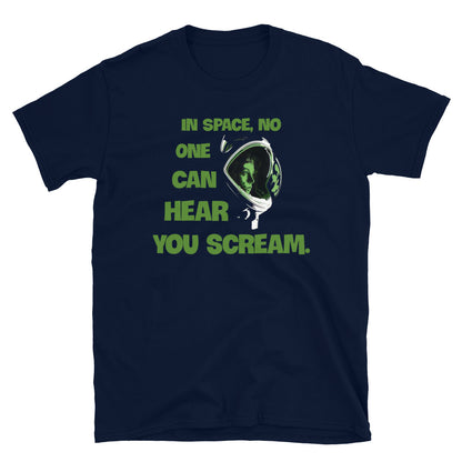 Alien in space no one can hear you scream Unisex T-Shirt, T-shirt Alien1979, Alien movie T-shirts, horror movie t-shirt, t-shirt horror film - McLaren Tee Hub 