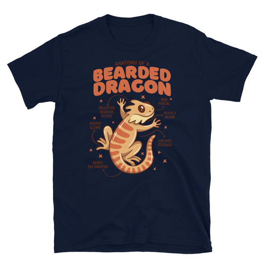 Beaded Dragon Unisex T-Shirt, Bearded Dragon t-shirt, Bearded Dragon tshirt, Bearded Dragon shirt, Bearded Dragon tee, Reptile t-shirt - McLaren Tee Hub 