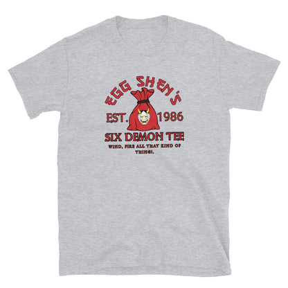 Big Trouble in Little China Unisex T-Shirt, Egg Shen's six demon bag, t-shirt big trouble in Little China, Jack burton trucking, - McLaren Tee Hub 