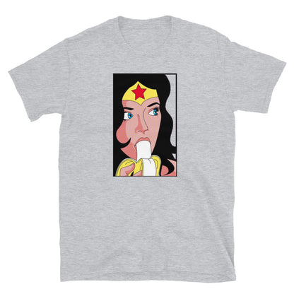 Wonderwoman Short-Sleeve Unisex T-Shirt, t-shirt wonderwoman, superhero t-shirt, t-shirt superhero, DC comics tshirt, DC HEREOS, - McLaren Tee Hub 