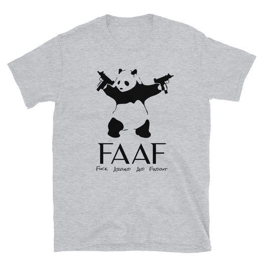 Panda Unisex T-Shirt, T-Shirt Panda, Funny Panda T-Shirt, T-Shirt Funny Panda, Animal T-shirts T-Shirts Animals, cheeky Panda T-Shirt, - McLaren Tee Hub 