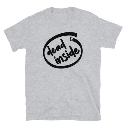 Dead Inside Unisex T-Shirt, Dead Inside Shirt, Dead Inside Tee, Funny logo t-shirt, Funny text t-shirt, Retro logo t-shirt, graphic t-shirt - McLaren Tee Hub 