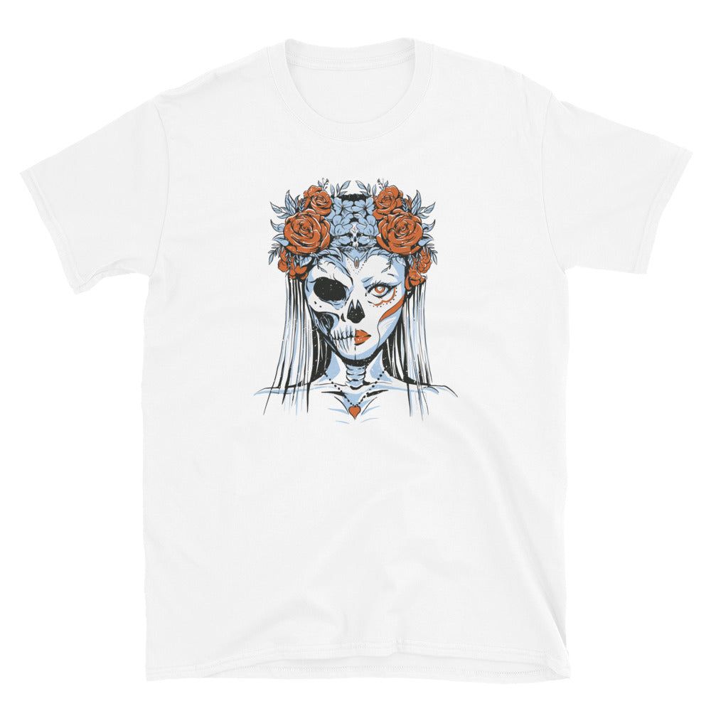 Corpse Bride Unisex T-Shirt, t-shirt corpse Bride, skeleton bride T-Shirt,  T-Shirt skeleton Bride, skull T-Shirt, T-Shirt Skull, - McLaren Tee Hub 