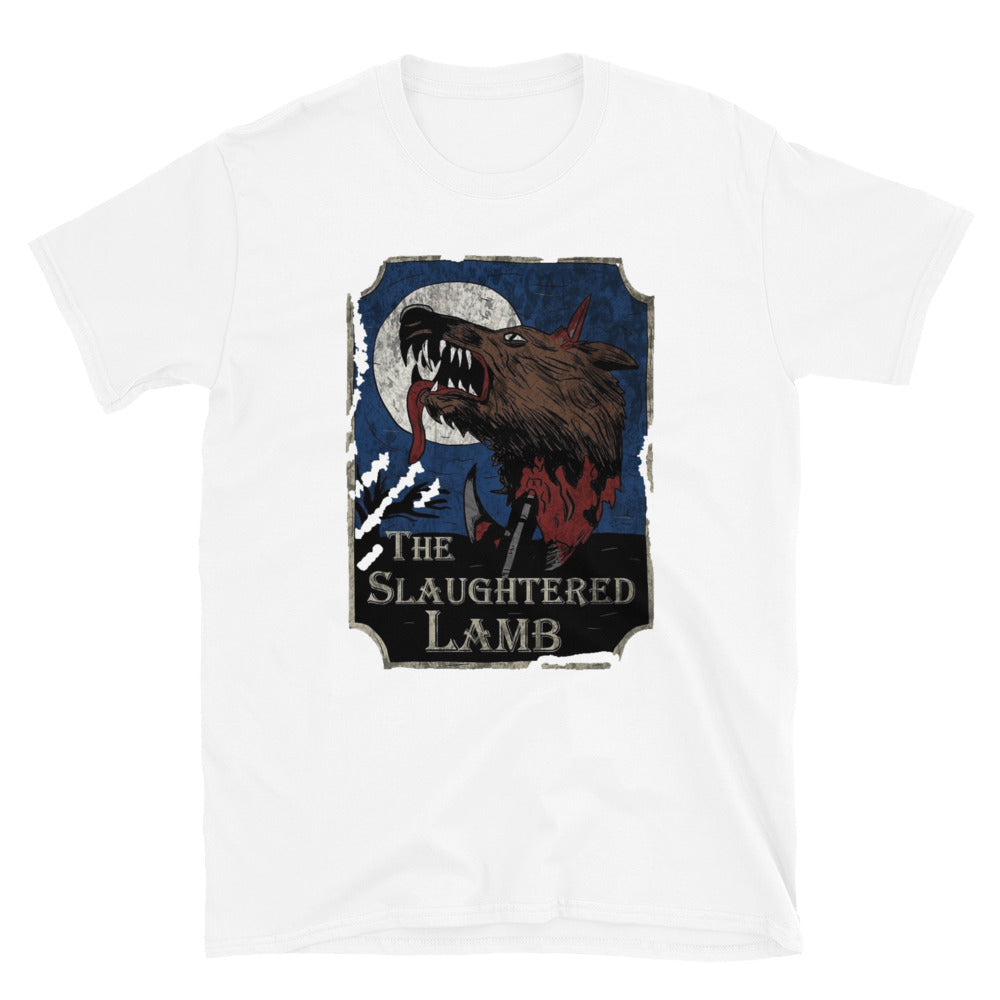American werewolf in London style Unisex T-Shirt, t-shirt American werewolf in London, the Slaughtered lamb t-shirt,  Werewolf t-shirt, - McLaren Tee Hub 