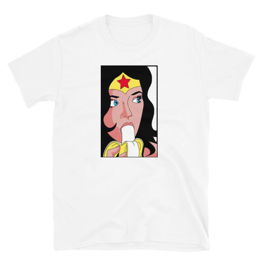 Wonderwoman Short-Sleeve Unisex T-Shirt, t-shirt wonderwoman, superhero t-shirt, t-shirt superhero, DC comics tshirt, DC HEREOS, - McLaren Tee Hub 