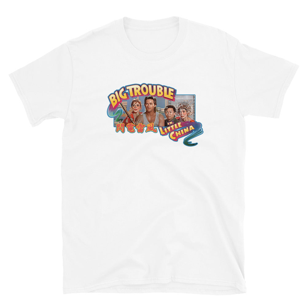 Big Trouble in Little China Unisex T-Shirt, T-Shirt Big Trouble in Little China, Jack Burton t-shirts, t-shirts Jack Burton, Lo Pan, - McLaren Tee Hub 
