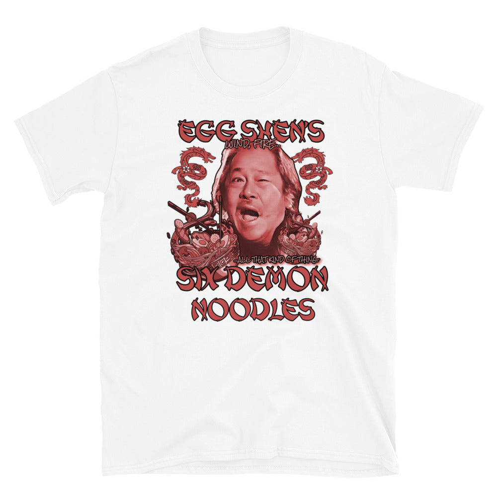 Big Trouble in Little China, Egg Shens Six Demon Noodles Unisex T-Shirt, Six demon bag, Big Trouble in Little China t-shirt, - McLaren Tee Hub 