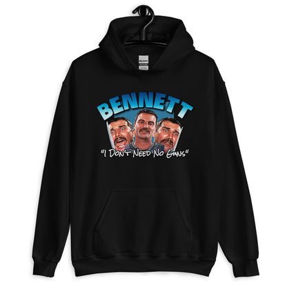 Bennett Unisex Hoodie, commando movie Hoodie, Hoodie commando movie, Hoodie Bennett, movie Hoodies, Commando 1985, Hoodies - McLaren Tee Hub 