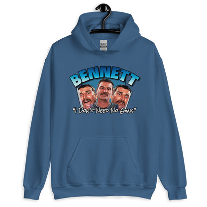 Bennett Unisex Hoodie, commando movie Hoodie, Hoodie commando movie, Hoodie Bennett, movie Hoodies, Commando 1985, Hoodies - McLaren Tee Hub 