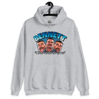 Bennett Unisex Hoodie, commando movie Hoodie, Hoodie commando movie, Hoodie Bennett, movie Hoodies, Commando 1985, Hoodies - McLaren Tee Hub 