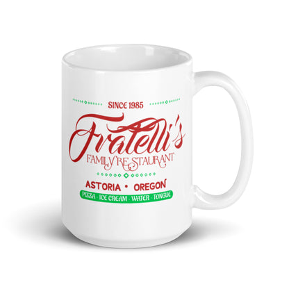 Goonies White glossy mug, Goonies Mug, Mug Goonies, Fratellis Mug, Mug Fratellis, the goonies coffee mugs, coffee tea mugs, - McLaren Tee Hub 