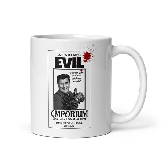 Evil Dead style White glossy mug, Evil dead mug, Evil Dead coffee mug, Ash williams mug, Ash vs Evil dead mug, mug Evil Dead, Mugs. - McLaren Tee Hub 